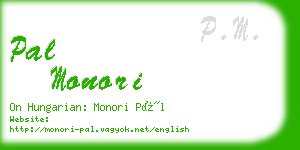 pal monori business card